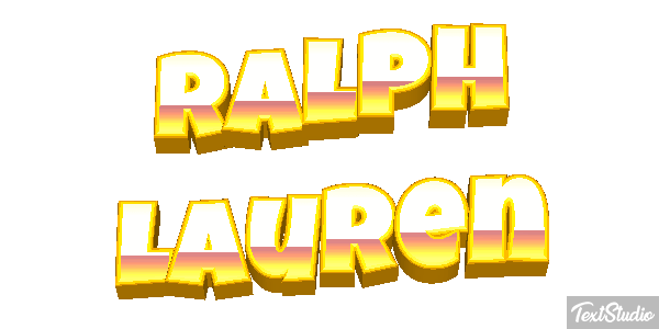 Ralph Lauren Effet de texte