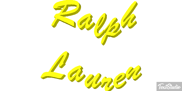 Ralph Lauren Effet de texte