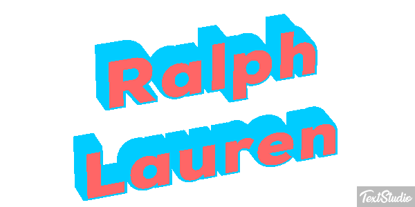 Ralph Lauren Effet de texte