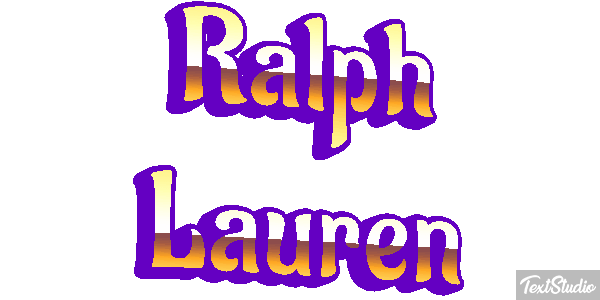 Ralph Lauren Effet de texte