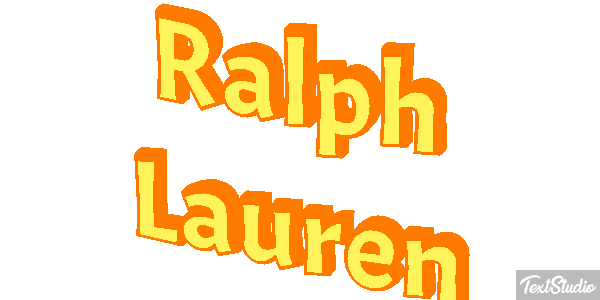 Ralph Lauren Effet de texte