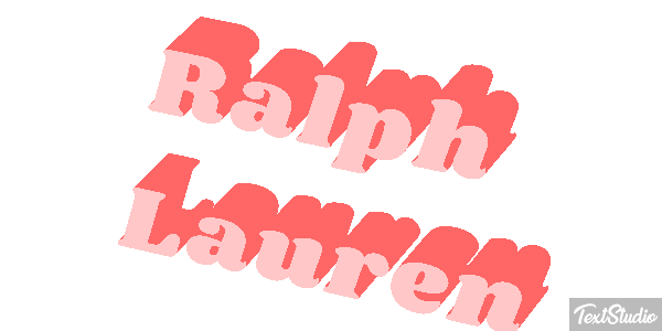 Ralph Lauren Effet de texte