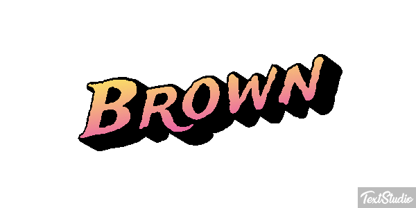 Brown Tekst effect