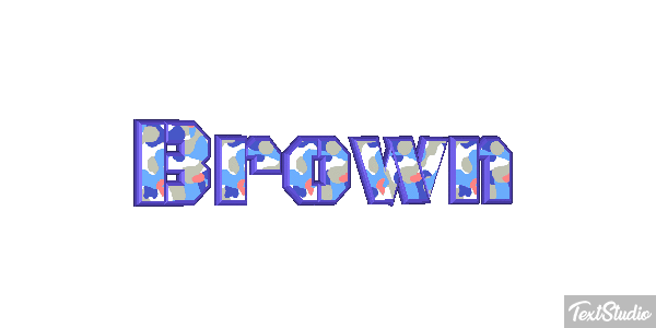 Brown Tekst effect
