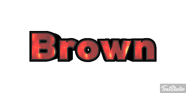 Brown Tekst effect