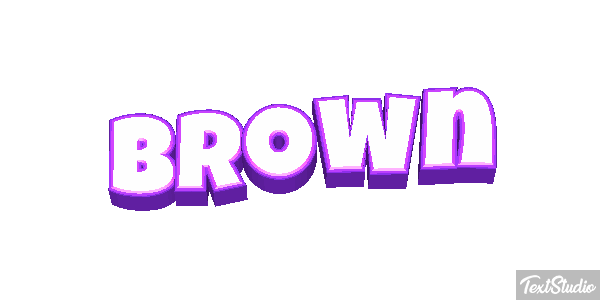 Brown Tekst effect