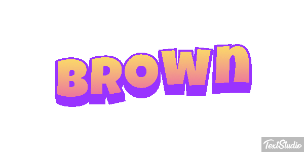 Brown Tekst effect