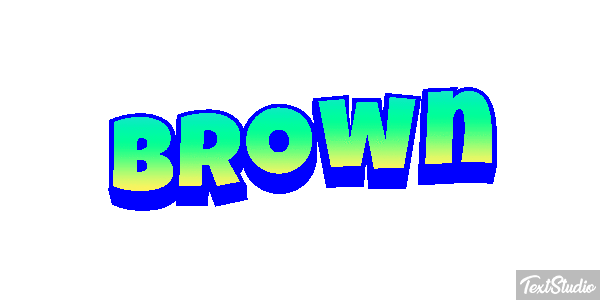 Brown Tekst effect