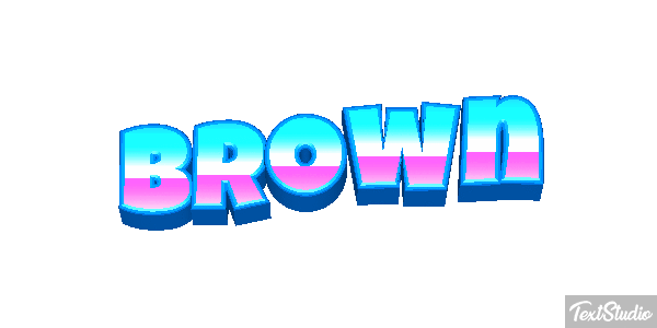 Brown Tekst effect