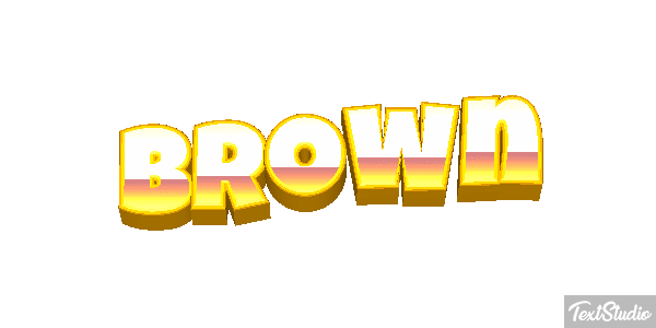 Brown Tekst effect