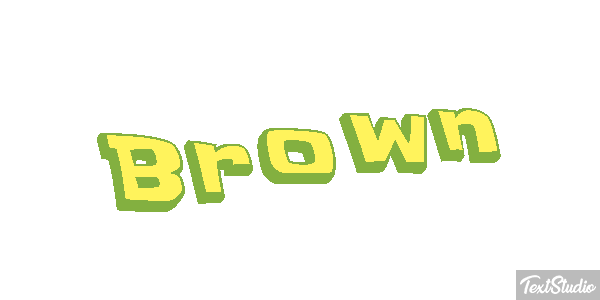 Brown Tekst effect