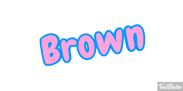Brown Tekst effect