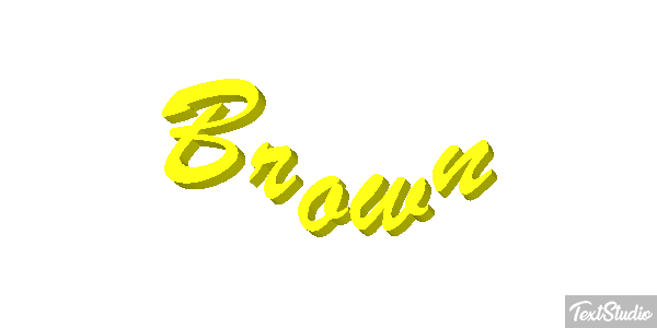 Brown Tekst effect