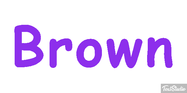 Brown Tekst effect