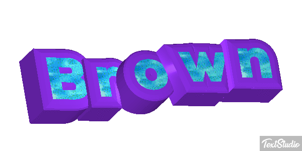 Brown Tekst effect