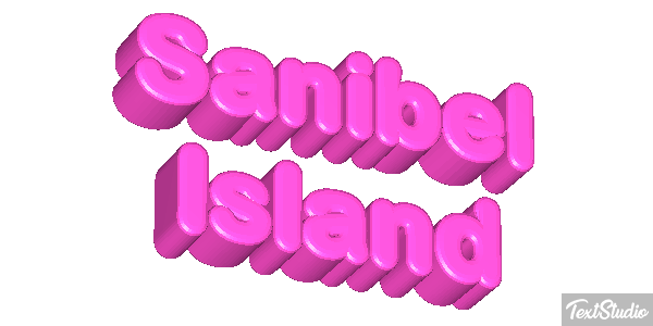 Sanibel Island Effetto testo
