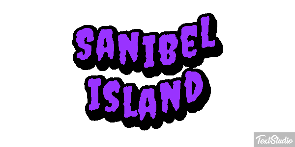 Sanibel Island Effetto testo