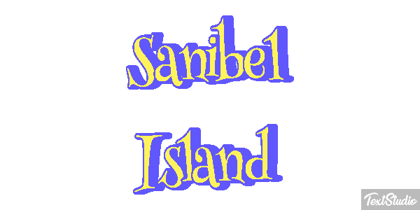 Sanibel Island Effetto testo