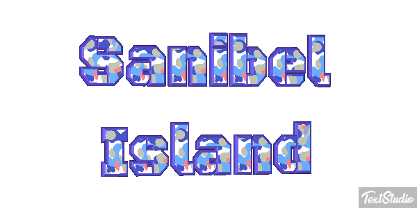 Sanibel Island Effetto testo