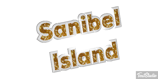Sanibel Island Effetto testo