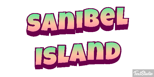 Sanibel Island Effetto testo