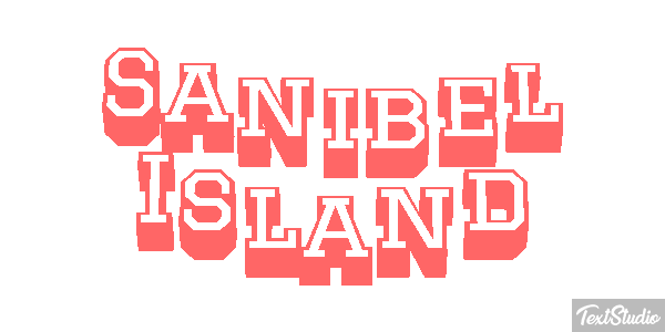 Sanibel Island Effetto testo