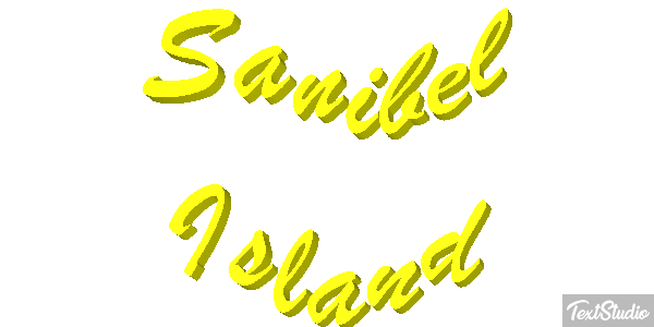 Sanibel Island Effetto testo