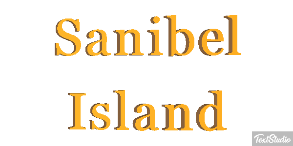 Sanibel Island Effetto testo