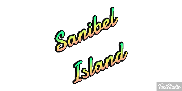 Sanibel Island Effetto testo