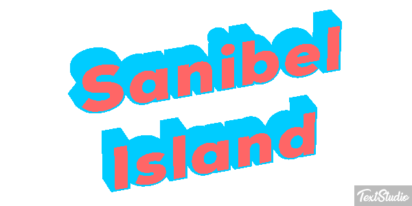 Sanibel Island Effetto testo