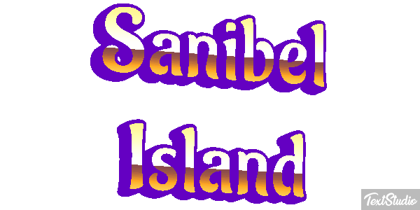 Sanibel Island Effetto testo