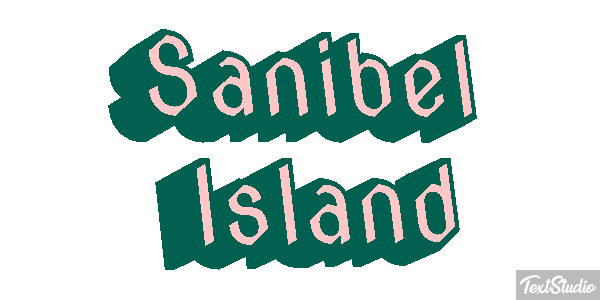 Sanibel Island Effetto testo