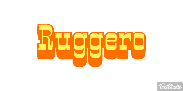 Ruggero Effetto testo