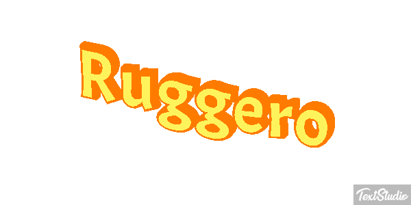Ruggero Effetto testo