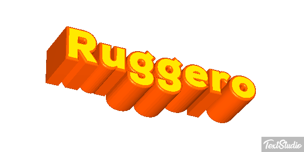 Ruggero Effetto testo
