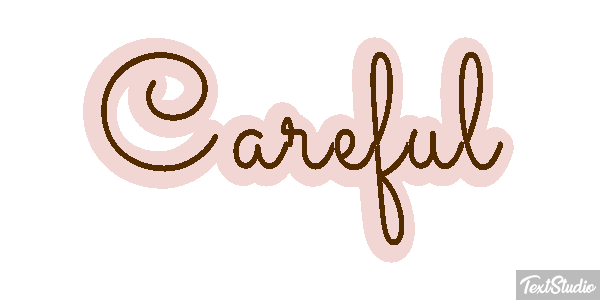 Careful テキスト効果