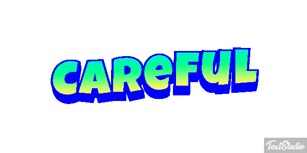Careful テキスト効果