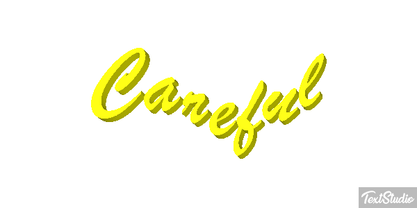 Careful テキスト効果
