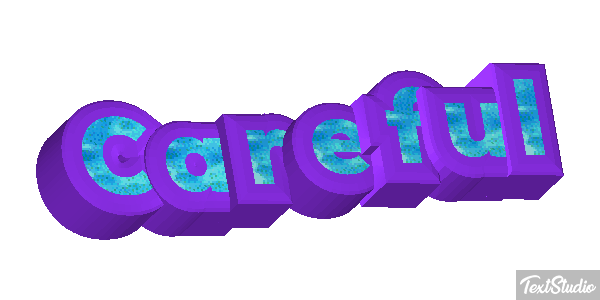 Careful テキスト効果