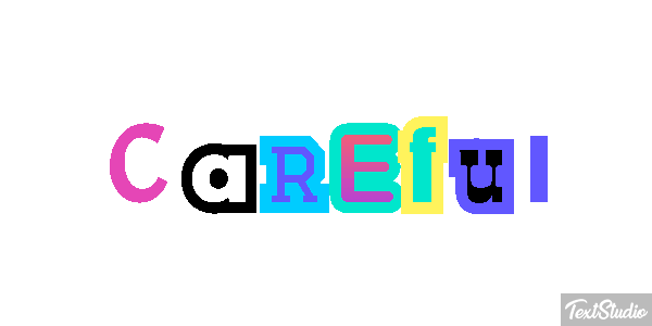 Careful テキスト効果