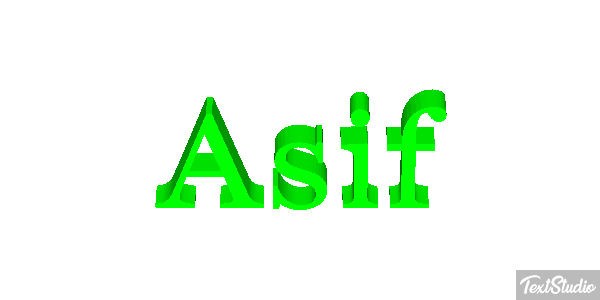 Asif Efekt tekstowy