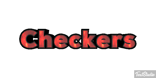 Checkers Texteffekt