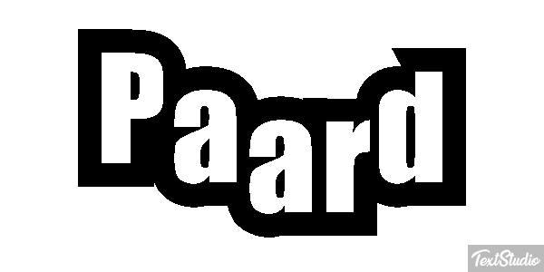 Paard Tekst effect