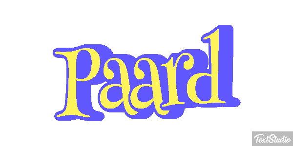 Paard Tekst effect