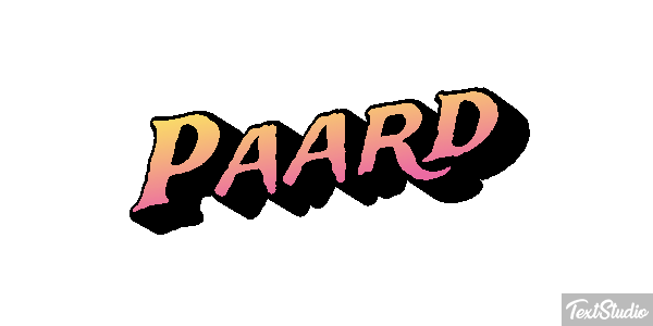 Paard Tekst effect