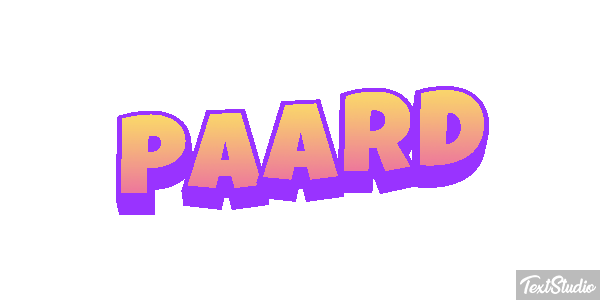 Paard Tekst effect