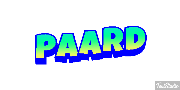 Paard Tekst effect