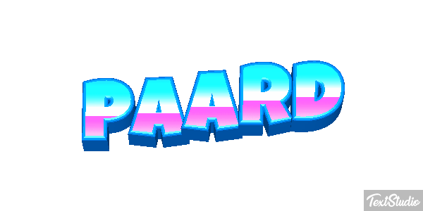 Paard Tekst effect