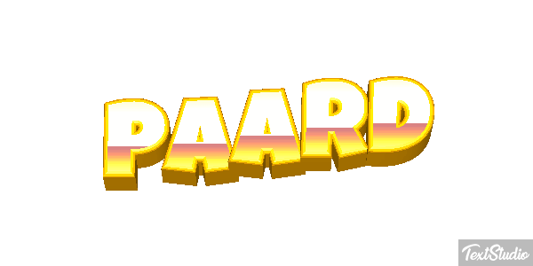Paard Tekst effect