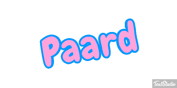 Paard Tekst effect